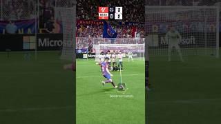 Lewandowski Hat-trick Freekick vs Valencia in FC24  #eafc #eafc24 #fc24 #fut #football #shorts