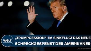 USA: "Trumpcession"! Im Sturzflug! Jetzt haben die Amerikaner vor allem eine große Sorge!