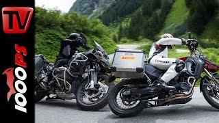 BMW GS 1200 Adventure vs GS 800 Adventure - Test in den Alpen