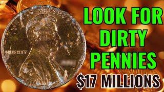 LOOK FOR DIRTY LINCOLN PENNIES IN US HISTORY WORTH OVER $17 MILLIONS! PENNIES WORTH MONEY