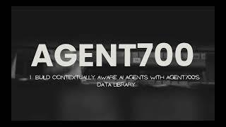 Build Contextually Aware AI Agents with Agent700's Data Library