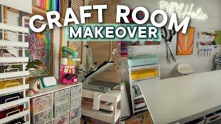 CRAFT ROOM MAKEOVER + TOUR 2024! 