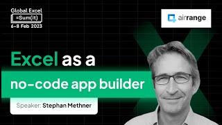 How to use Excel as a no code app builder with Stephan Methner