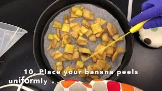 Bioplastic from banana peels