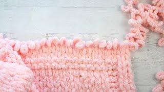 How to Make a Loop Yarn Baby Blanket