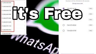 How To Get USA WhatsApp Number | How To Get Free US Number 2022 Update