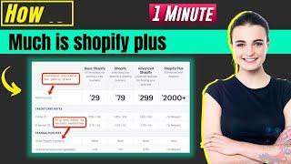 How much is shopify plus 2024