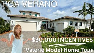 Valerie Home Tour| PGA Verano Port St Lucie FL | $30,000 INCENTIVES