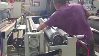 1575 model full automatic toilet paper roll making machine testing run