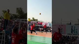 police club vs gandaki #nepalivolleyball #volleyballshorts #volleyballReels #volleyballworld