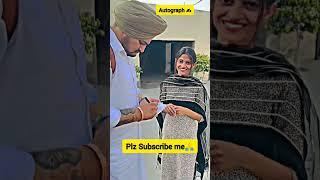 Sidhu Moose wala Autograph    ️ #shorts #youtubeshorts #sidhumoosewala #subscribe #viral #trending