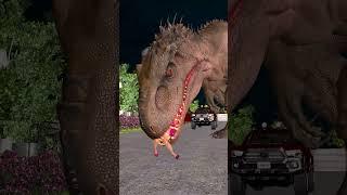 Dinosaurs Attack Policeman's Car | Dinosaur Chase Lady #dinosaur