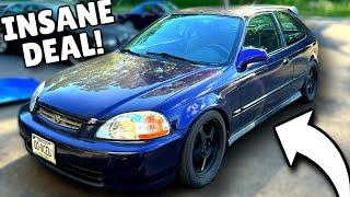 Buying the CHEAPEST Civic Hatch In the COUNTRY!