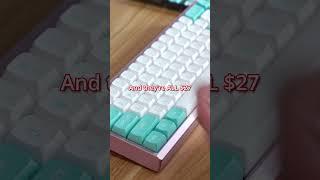 The Best Budget Keycaps are $27. #shorts