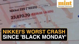 Japan Nikkei Crash: Stock Market Plunges over 12% As Fear Of US Recession Looms