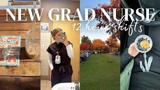 New Grad ER Nurse Vlog: 2 Exhausting 12-Hour Shifts + My Daily Routine Outside the Hospital! 