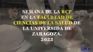 SEMANA DE LA RCP PARA NUEVOS ESTUDIANTES UNIZAR. CPR TRAINING DAY