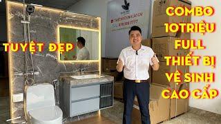 Combo Thiết Bị Vệ Sinh Cao Cấp Full Phòng Tắm Giá 10 Triệu | Hiệu Lào Cai