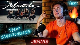 JENNIE - Mantra MV Rehearsal | Richards Infinity Reacts