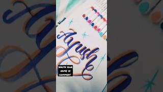 #2 calligraphy with me #vandana#calligraphy