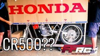 Unboxing a brand new 2001 Honda CR500. It is still in its crate after 15 years.