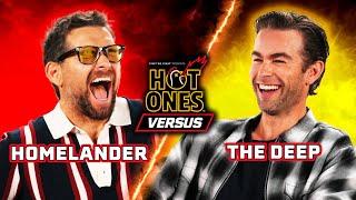 The Boys’ Antony Starr vs. Chace Crawford | Hot Ones Versus