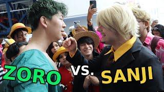 ZORO VS. SANJI || ANIME ROAST BATTLE