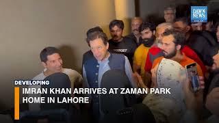 Former Pakistan PM Imran Khan Arrives At Zaman Park Home In Lahore | Dawn News English