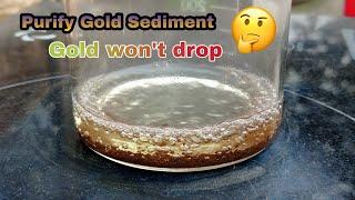 Purify Gold Sediment Using Hydrochloric Acid