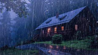 Perfect Rain Sounds For Sleeping And Relaxing - STUDY, Rain And Thunder Sounds For Deep Sleep