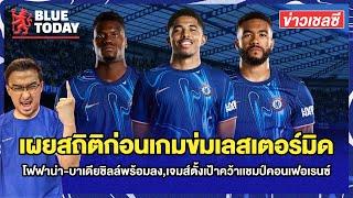 สรุปข่าวเชลซี : สถิติก่อนเกมข่มมิด,โฟฟาน่า-บาเดียชิลล์พร้อมลง,เจมส์ตั้งเป้าคว้าเเชมป์คอนเฟอเรนซ์