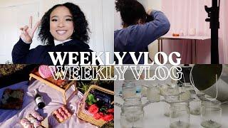 VLOG: VALENTINE'S DAY PHOTOSHOOT, NEW CANDLE EQUIPMENT + LAUNCH DAY PICNIC