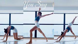 Yoga Training with Han | 最虔诚的祷告《You Say》口令跟练 “你说我强壮到足矣面对风雨，虽然我并未感受到，但我坚信你所说的...” #瑜伽 #内观流 #瑜伽跟练 #音乐流