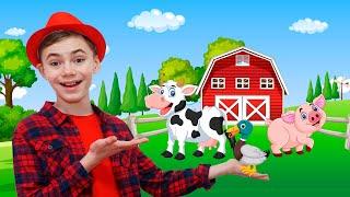 Ol' MacDonald with Cute Baby Animals! | Animals for Kids | Nick and Poli  Learn Songs about Animals