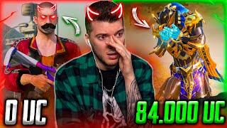  ЭТО ПРОКЛЯТЫЙ АККАУНТ В PUBG MOBILE! ПРОКАЧКА АККАУНТА на 84000 UC В ПУБГ МОБАЙЛ!