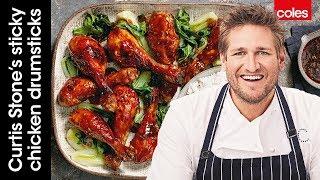 Oven Baked Sticky Chicken Drumsticks | Cook with Curtis Stone | Coles