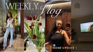 Weekly vlog : furniture shopping +home updates+Kilan event+shooting content