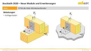 BauStatik 2020 - S734.de Holz-Winkelverbinder