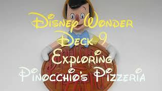 Disney Wonder - Exploring Pinocchio's Pizzeria