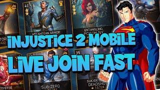 Live New Account Series | Solo Raids | Injustice 2 Mobile