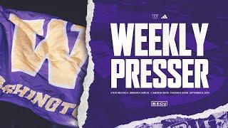 UW Football Weekly Press Conference: September 3, 2024