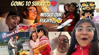 Going to Surat to meet them️Missed our flight||Yashasvi Rajpoot||