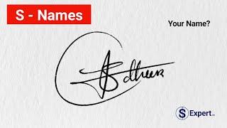  Signature Ideas For "S" Names | Signature Style Of My Name | S Signature Style | Signature of S