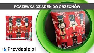 Poszewka poduszkę dekoracyjna 40x40 jasiek święta dziadki do orzechów | PrzydaSiePL