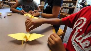 Origami helps tsunami victims in Japan