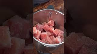 WATERMELON SORBET   cool and tasty! #shorts #asmr #recipe