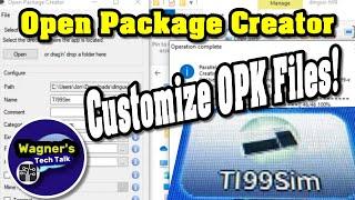 How To:  Use Open Package Creator to customize OPK files for use with your RG350 or Pocket Go v2