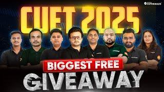 BIGGEST FREE Giveaway for CUET 2025 Aspirants by Supergrads! | First Time In YouTube History