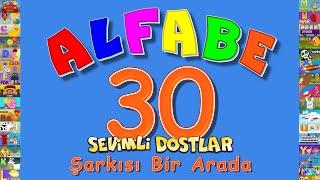 ABC Alfabe | Çizgi Film Eğitici Çocuk Şarkıları | Sevimli Dostlar | Adisebaba TV