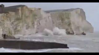 Dramatic Cliff Collapse at Seaford Head